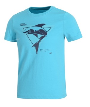 4F CHŁOPIĘCA KOSZULKA T-SHIRT BAWEŁNA / 164