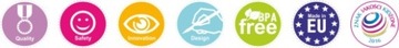 Противоскользящая платформа, ступенька, подножка для ног розовая ZEBRY ZEBBERKI Maltex