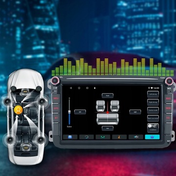 РАДИО VW PASSAT B6 B7 GOLF 5 V 6 VI GPS SEAT GOLF 2 DIN 2 ГБ/32 ГБ ANDROID 13