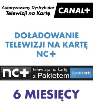 Doładowanie Telewizji na kartę SMART HD 6msc