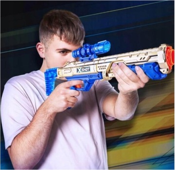 Пистолетная установка Zuru Xshot Hawk Eye, дальность 27 м