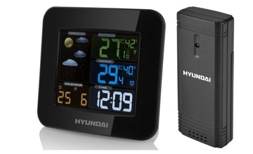 Stacja pogody METEO Zegar WILGOTNOŚĆ budzik DATA