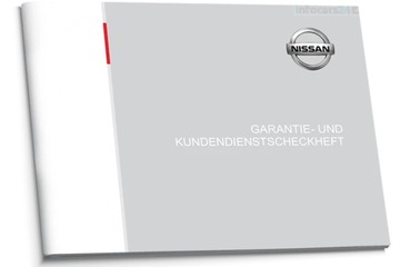 Nissan Niemiecka Książka Serwisowa