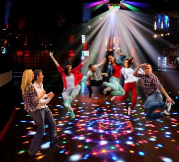 KULA DISCO LED RGB PROJEKTOR KULA DYSKOTEKOWA REFLEKTOR