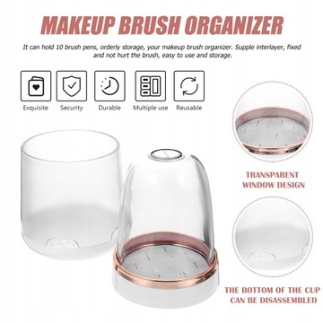 Органайзер для кистей для макияжа Подставка для кистей с