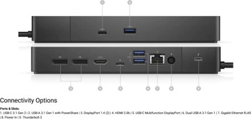 Док-станция Dell Thunderbolt 3 WD19TB