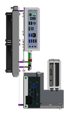 M-CASE 2 Корпус mATX+ RAL / Открытый корпус / Испытательный стенд