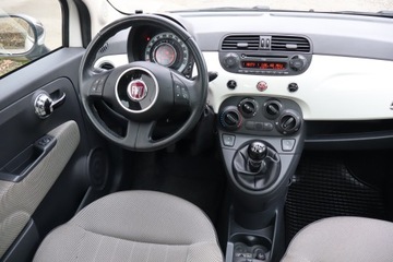 Fiat 500 II Hatchback 3d 1.2 69KM 2009 Fiat 500 1.2, Salon Polska, Serwis ASO, Klima, zdjęcie 6