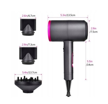 Фен с диффузором с ионизацией, супермоделирование, экстра прическа
