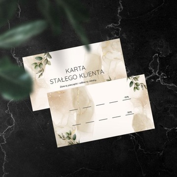 Karty Stałego Klienta - Personalizowane Z Nagrodami