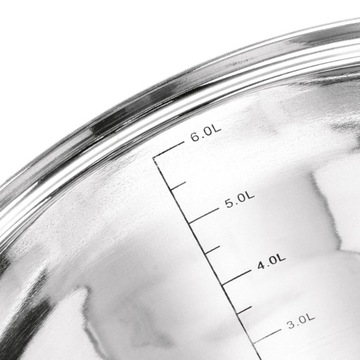 НАБОР ПОТС индукционный 3x БОЛЬШАЯ кастрюля 6,5/8/10л