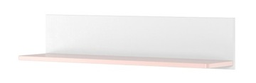 Wisząca półka na książki SZEROKA 110cm BIAŁA