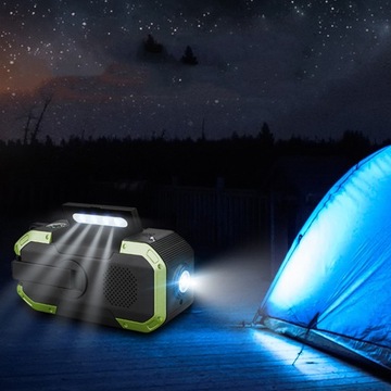 RADIO FM AWARYJNE SOLAR 5000mAh LATARKA