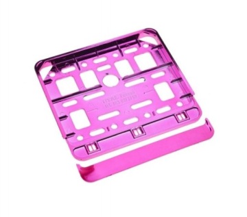 RAMKA TABLICY REJESTR. MOTOROWER RÓŻOWA MET