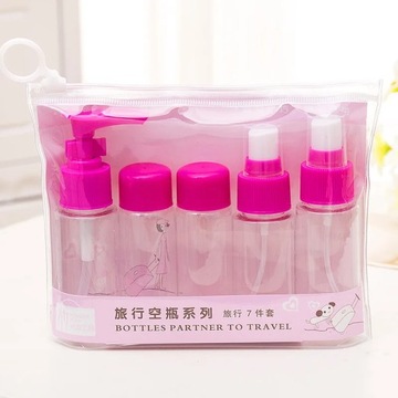 3/4/6/7/11Pcs Travel Refillable Empty Perfume Bottle Set Cosmetics