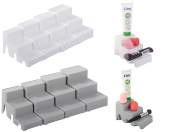 МОДУЛЬНЫЙ ОРГАНАЙЗЕР ДЛЯ КОСМЕТИКИ 4 В 1 ПОЛКА ДЛЯ ВАННОЙ СТОЙКА-КОНТЕЙНЕР