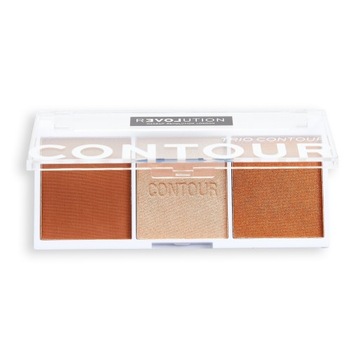 Makeup Revolution Relove Paletka Trio do konturowania twarzy - Baked Sugar