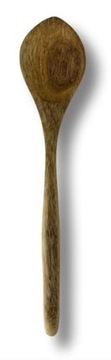 ŁYŻKA DO SERWOWANIA DREWNIANA AKACJA BRĄZOWA 20cm