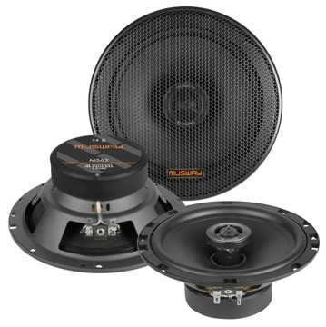 Musway MS62 Głośniki samochodowe coax dwudrożne 165mm 16,5cm 90W RMS 3 OHM