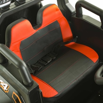 ДЕТСКИЙ АККУМУЛЯТОРНЫЙ АВТОМОБИЛЬ 4X4 EVA КОЖАНЫЙ АВТОМОБИЛЬ ПИЛОТ-JM-14-КРАСНЫЙ