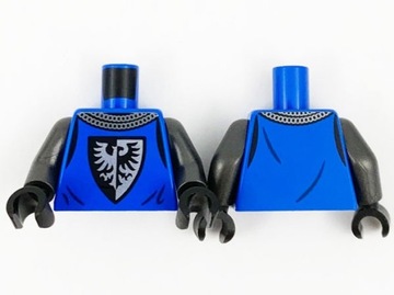 LEGO 973pb4202c01 Tors Korpus Rycerz Black Falcon