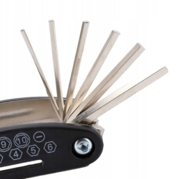 МУЛЬТИТУЛЬНЫЙ НАБОР КЛЮЧЕЙ ДЛЯ РЕМОНТА ВЕЛОСИПЕДОВ 16в1