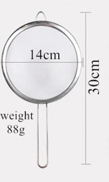 SITKO do mąki cukru CEDZAK DURSZLAK NIERDZewny 14