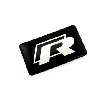 LOGO Emblemat R-Line VW wnętrze kierownica 18x11