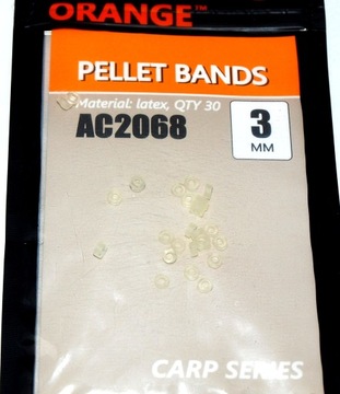 Gumki ORANGE do pelletu method feeder, 3mm