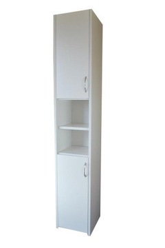 Столбик для ванной комнаты Adaś 2D, белый, 30 x 170 x 30 см