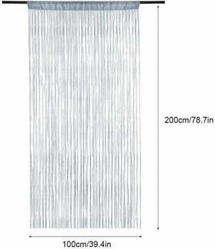 улыбкадевушка Веревка Дверной занавес Муха Насекомое Жук Экран Веревка Дверные проемы