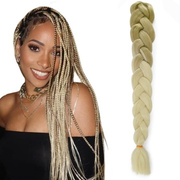 WŁOSY SYNTETYCZNE WARKOCZE OMBRE S1 WARKOCZYKI