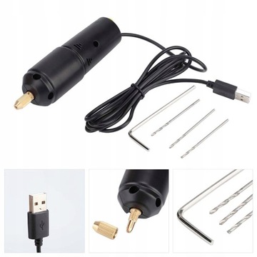 Miniwiertarka Usb Elektryczna Wiertarka Ręczna