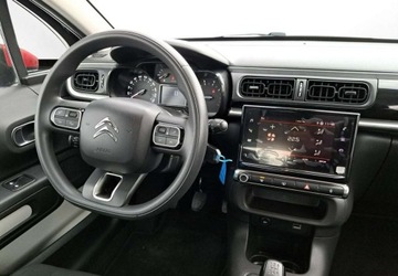 Citroen C3 III Hatchback Facelifting 1.2 PureTech 83KM 2021 Citroen C3 Citroen C3 Zadbany Czerwony Czarny AndroidAuto Klima, zdjęcie 11