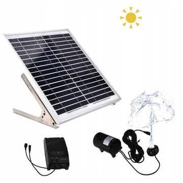 POMPA SOLARNA TLENU POMPKA NAPOWIETRZACZ 15W