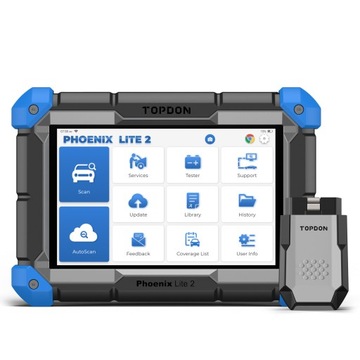 ДИАГНОСТИЧЕСКИЙ ТЕСТЕР TOPDON Lite3 НА ПОЛЬСКОМ языке, новая модель 24 LITE3 DoIP CAN-FD