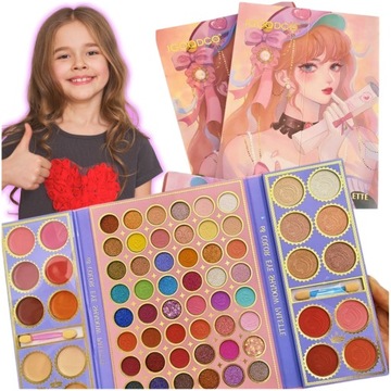 KOSMETYKI MAKEUP CIENIE ZESTAW DUŻY 70 EL SUPER OKAZJA PREZENT