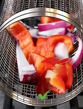 ГРИЛЬНАЯ КОРЗИНА ДЛЯ ПРИГОТОВЛЕНИЯ ОВОЩЕЙ XL МЯСО КАРТОФЕЛЬ РЫБА ГРИЛЬ ГРИЛЬ