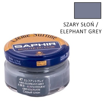 Saphir BDC Creme Pommadier Elephant grey nr47
