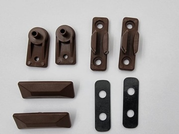 Кронштейны запорных опор для окна прицепа 280 мм 2 шт. Mekuwa Turismus