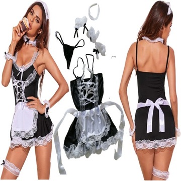 STRÓJ POKOJÓWKI KOSTIUM DAMSKI POKOJÓWKA SEXY M