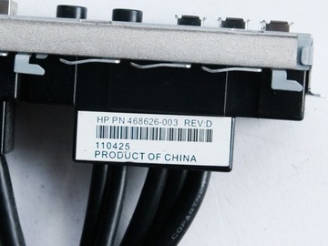 Передняя панель HP Z800, аудио USB FireWire 468626-002