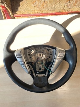 NISSSAN NOTE II E12 KIEROWNICA SKÓRA ŁADNA