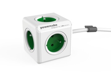 PowerCube Удлинительный удлинительный кабель 1,5 м Зеленый