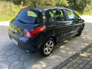Peugeot 308 I Hatchback 5d 1.6 VTi 120KM 2008 Peugeot 308 Zarejestrowany Benzyna + LPG Klima, zdjęcie 5
