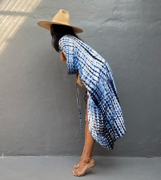 Длинное пляжное платье, парео SUMMER BOHO, пояс