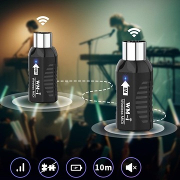 Nadajnik i odbiornik audio Wielofunkcyjny Łatwy w użyciu Podłącz i graj Stereo MIDI