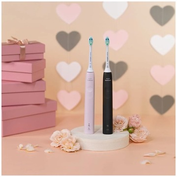 2 зубные щетки PHILIPS SONICARE SONIC ДЛЯ ДВУХ РОЗОВЫЙ ЧЕРНЫЙ