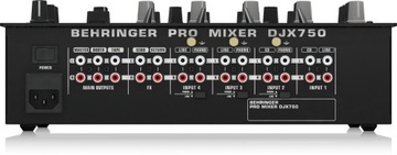 Mikser Behringer DJX750 5 - kanałowy MIKSER DJ B-STOCK