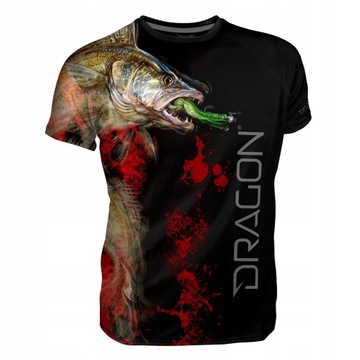 T-shirt oddychający Dragon CoolMax sandacz XXL